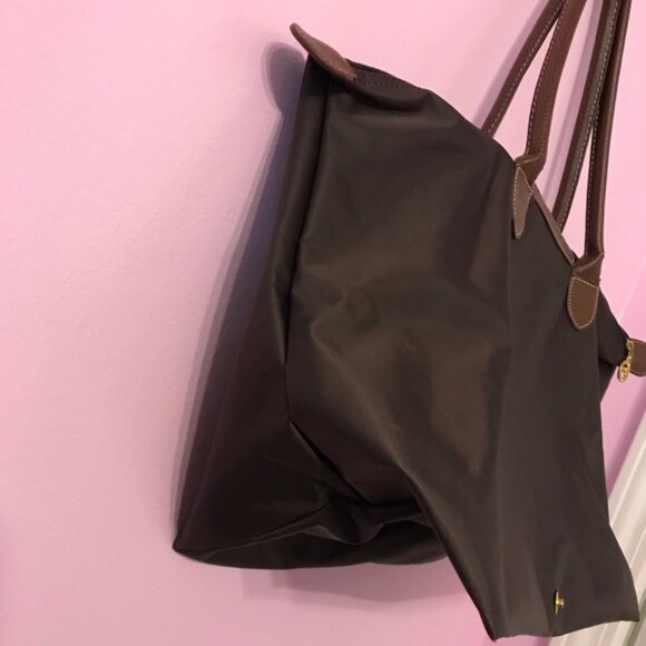 Longchamp LE PLIAGE S HANDBAG Brown Tote Bag - Picture 3 of 11